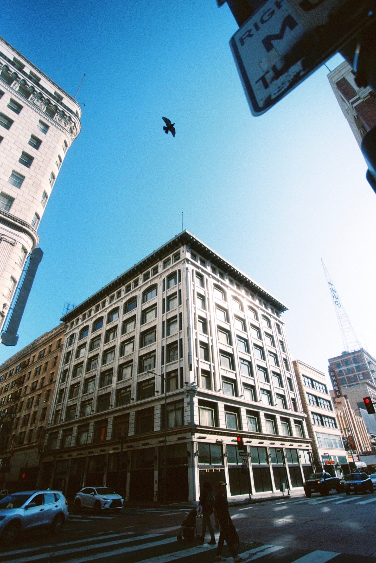Downtown Los Angeles Skies Film Print