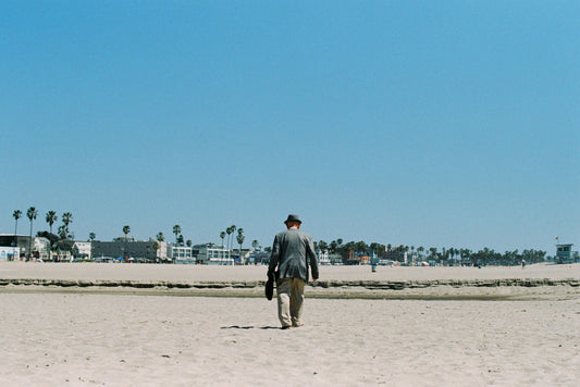 Man in Suit After Venice Beach Film Print