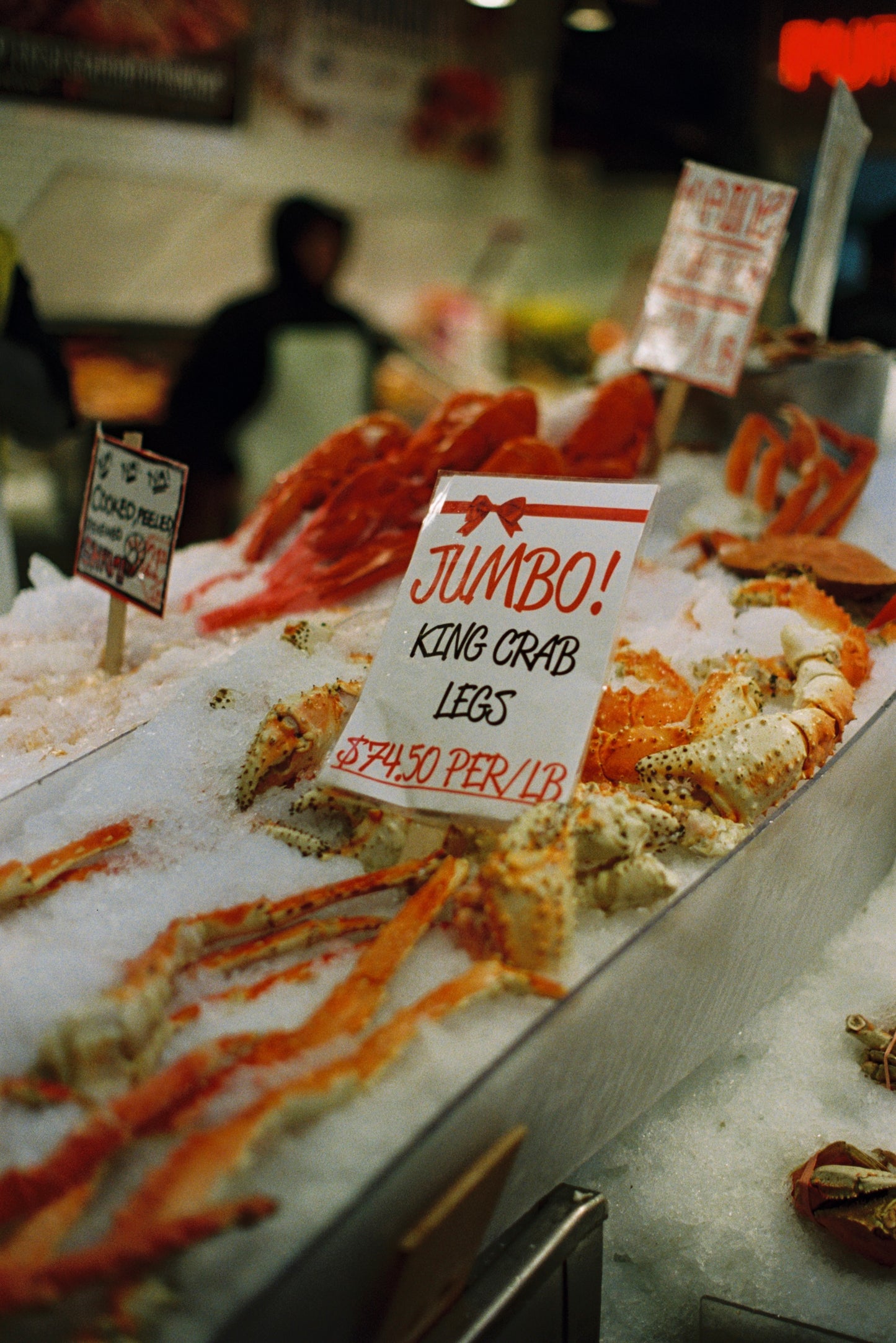 King Crab Legs Public Market Center Film Print
