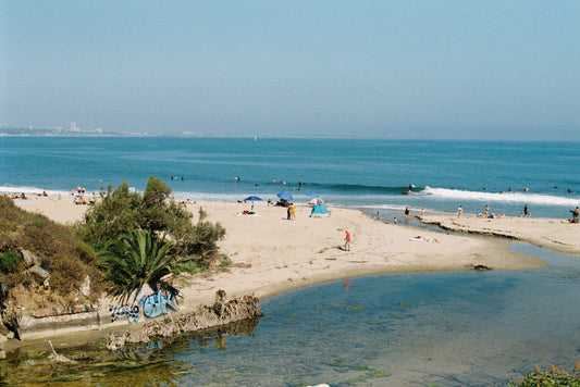 Topanga Beach Graffiti Film Print