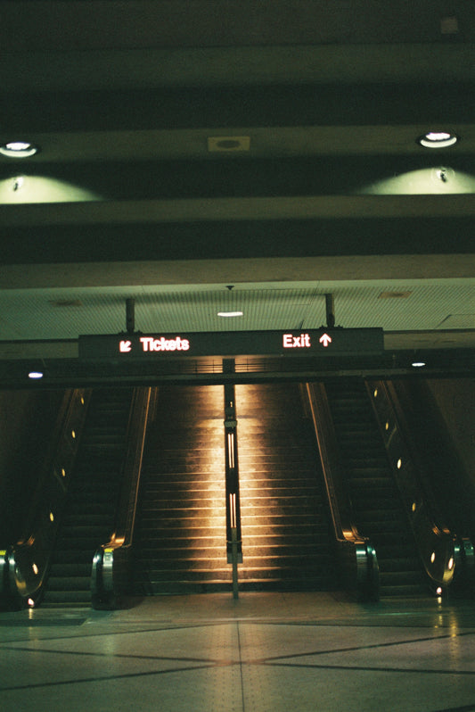 Koreatown Subway Station Film Print