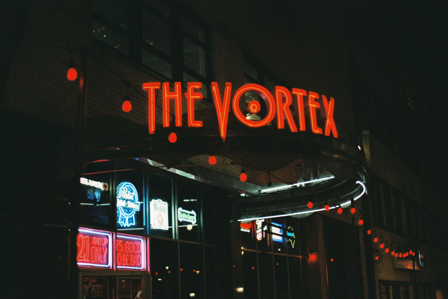 The Vortex Sign in Atlanta, Georgia Film Print