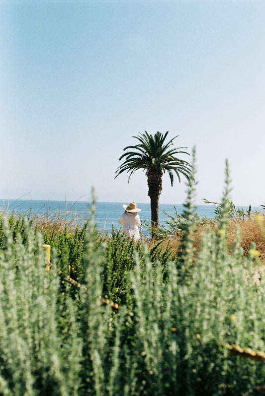 Malibu Beach Woman Film Print
