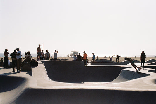 Venice Beach Skatepark Film Print